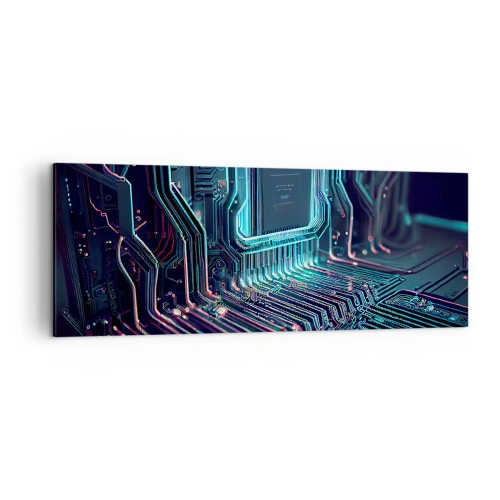 Obraz na plátně - Jen tak přemýšlím… - 140x50 cm