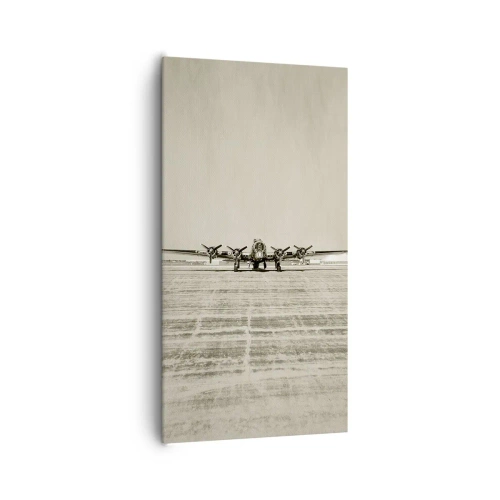 Obraz na plátně - Jako vždy připraven - 65x120 cm