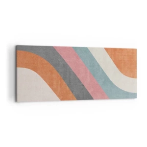 Obraz na plátně - Diagonální kompozice – pohyb - 100x40 cm