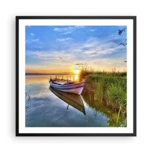 Plakát v černém rámu - Zátoka splněných snů - 60x60 cm