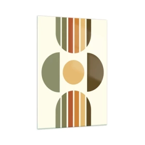 Obraz na skle - V barvách země - 70x100 cm