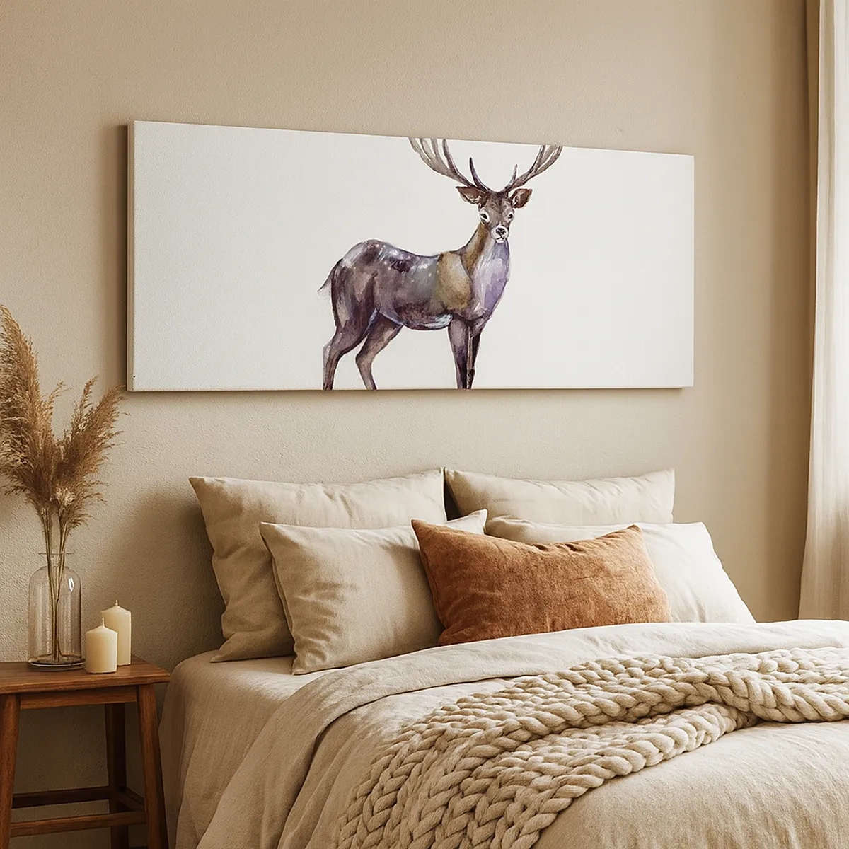 Obraz na plátně - Král půlnoční pouště - 30x30 cm