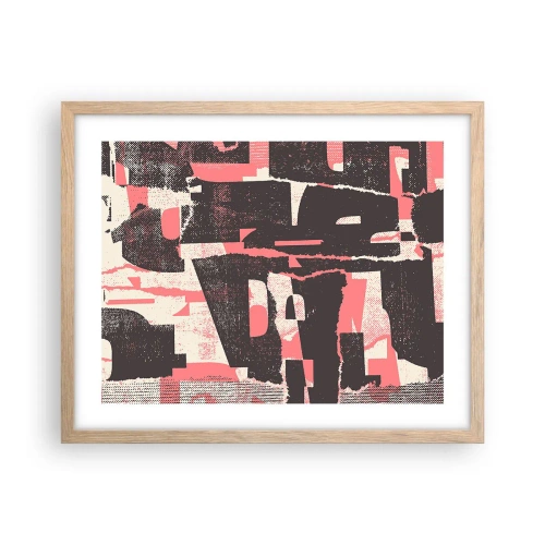 Plakát v rámu světlý dub - Celý tento shon - 50x40 cm