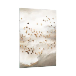 Obraz na skle - Je čas… - 70x100 cm