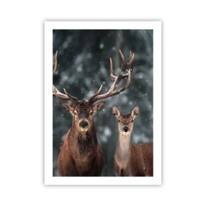 Plakát - Pán lesa se svou ženou - 50x70 cm