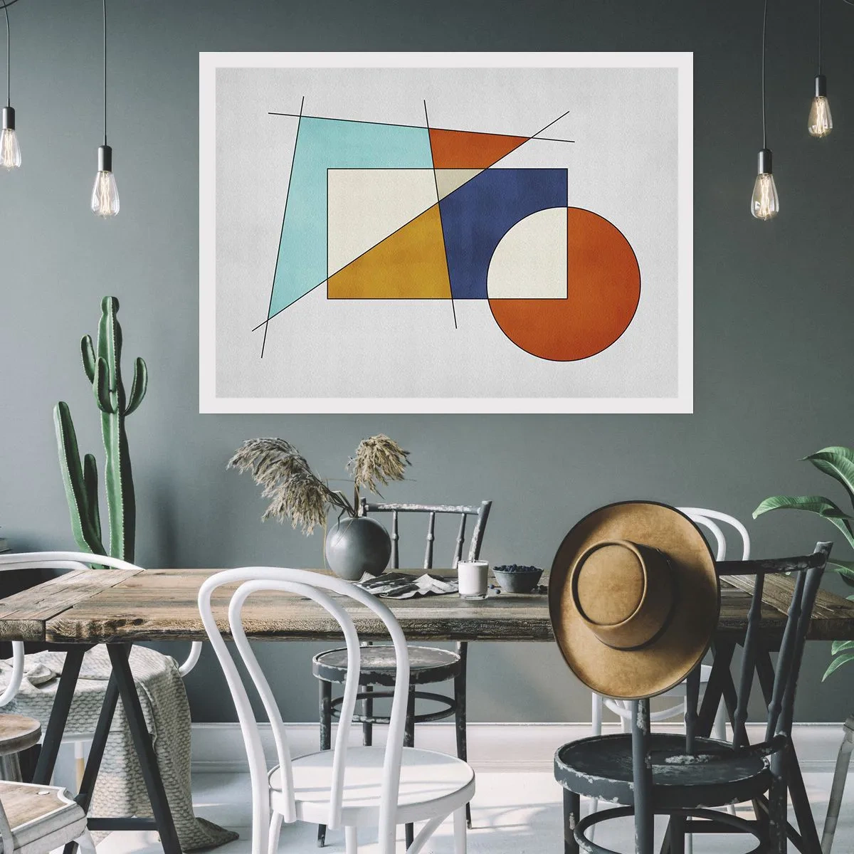 Plakát - Abstrakce: modernistická zábava - 100x70 cm