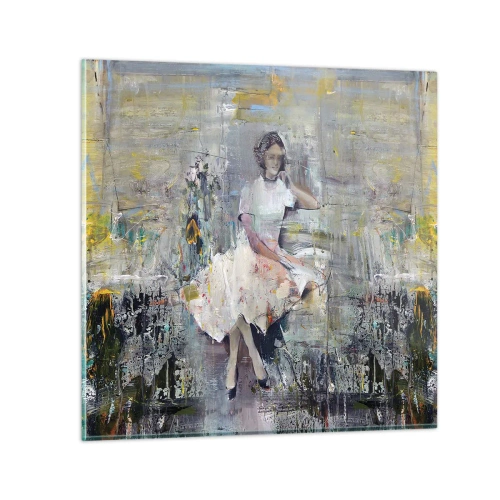 Obraz na skle - Klasická a moderní - 30x30 cm