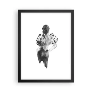 Plakát v černém rámu - Prošla kolem - 30x40 cm