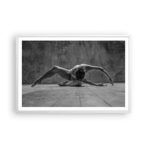 Plakát v bílém rámu - Nalezená symetrie - 91x61 cm