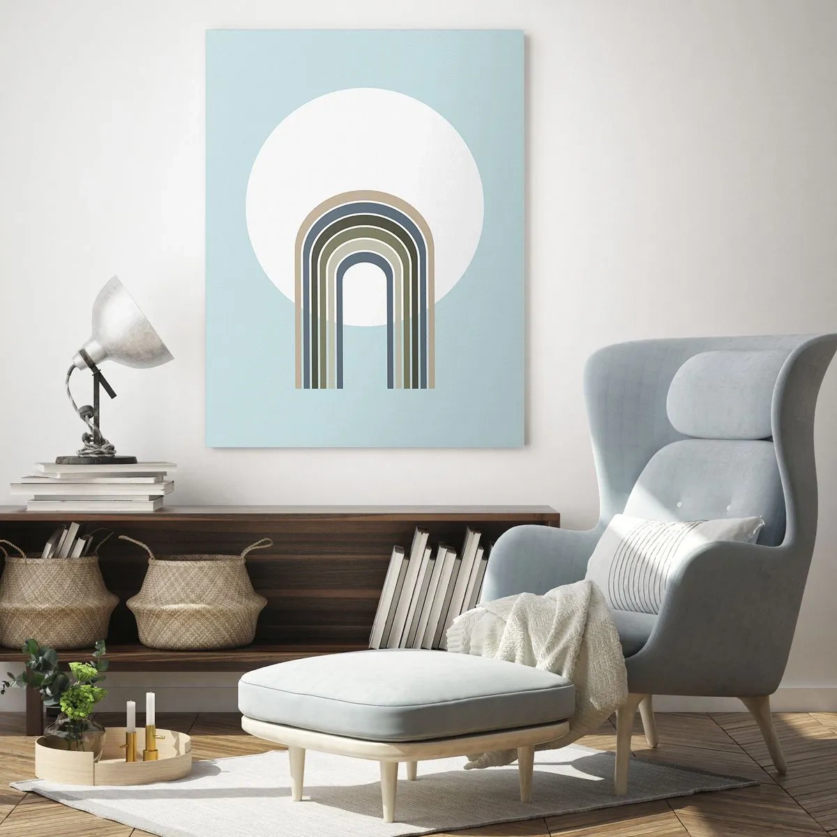 Obraz na skle - Neodolatelná přitažlivost - 50x70 cm