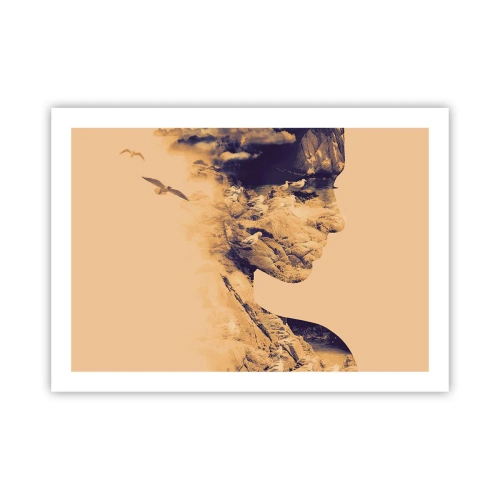 Plakát - Krásná od přírody - 70x50 cm