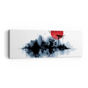 Obraz na plátně - Japonský pohled - 90x30 cm