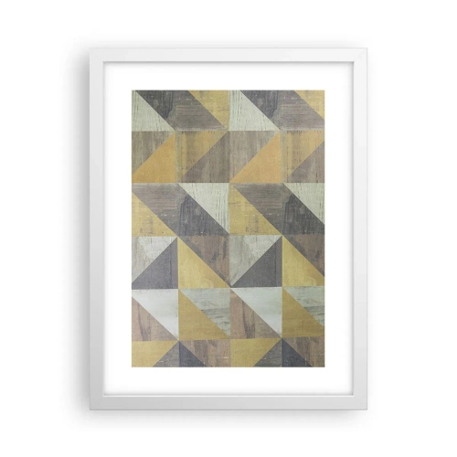 Plakát v bílém rámu - V úhlu trojúhelníku - 30x40 cm