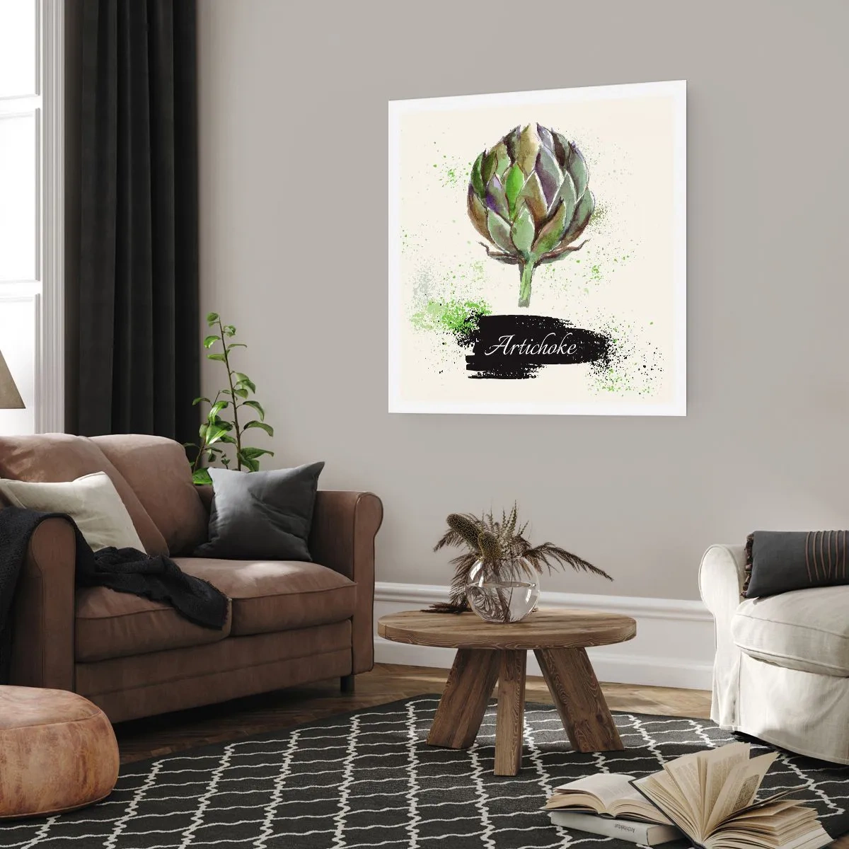 Plakát - Ať žije zelenina! - 60x60 cm