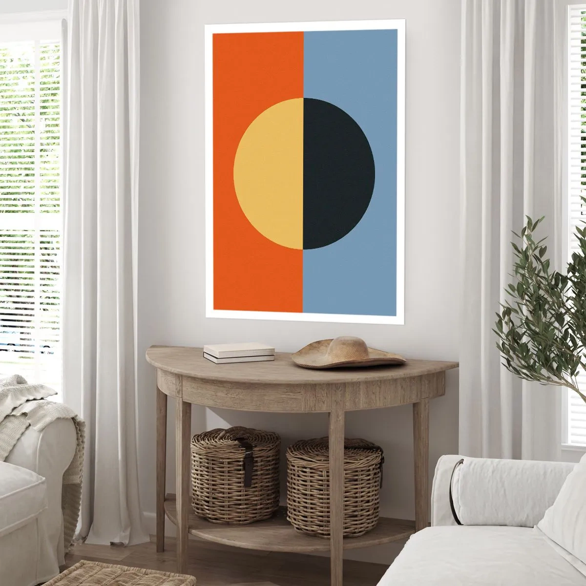 Plakát - Kompozice tepla a chladu - 70x100 cm