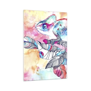 Obraz na skle - Barevný jako náš svět - 70x100 cm