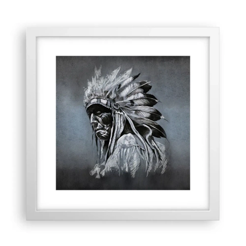 Plakát v bílém rámu - Návrat k základům - 30x30 cm