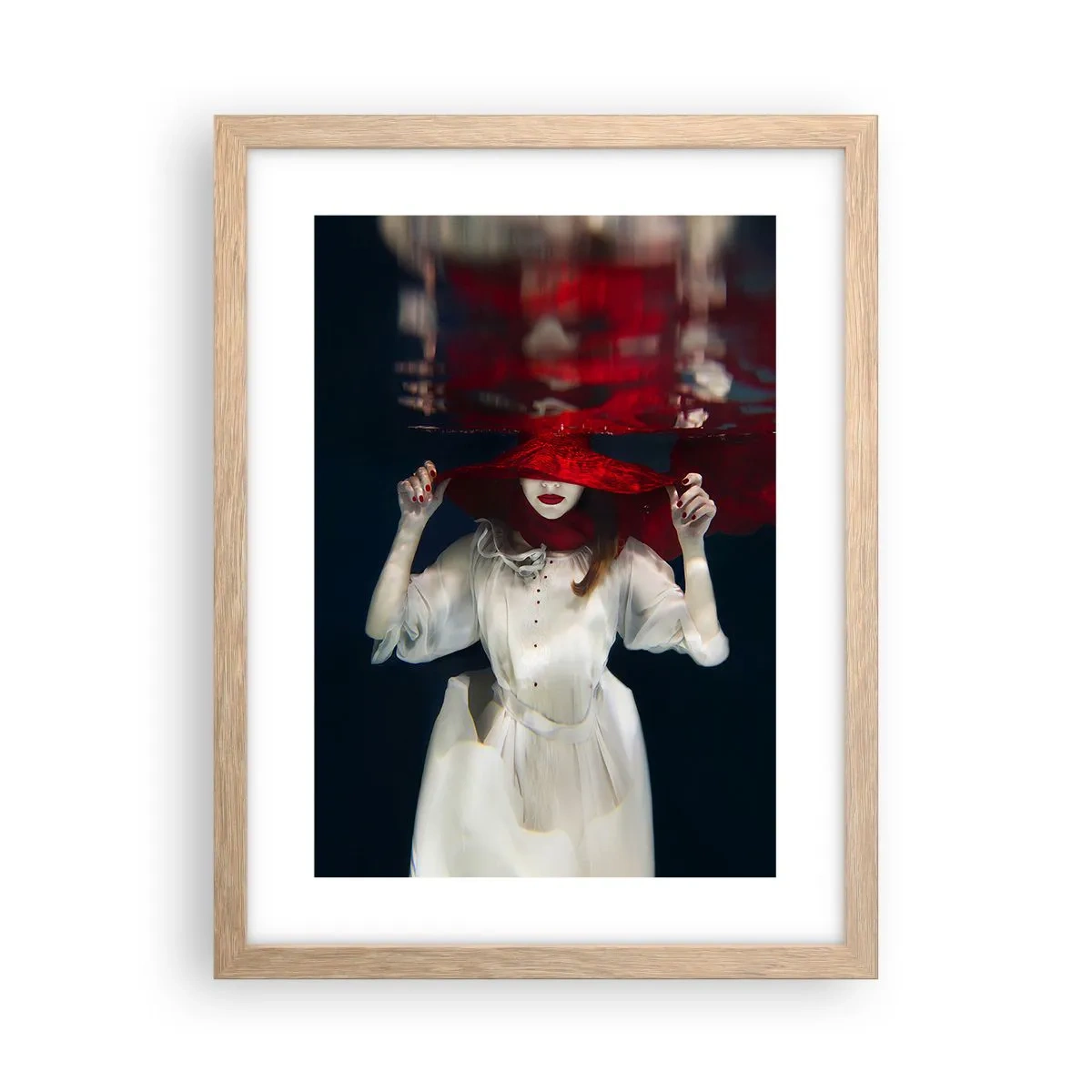 Plakát v rámu světlý dub - Divoženka - 30x40 cm