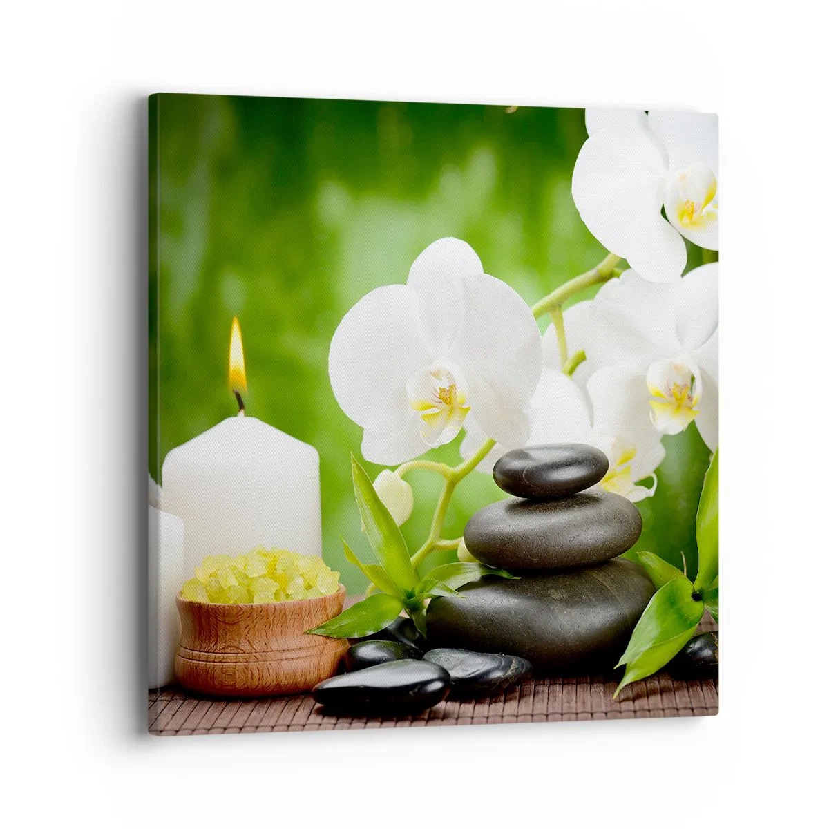 Obraz na plátně - Voňavý, květinový, jemný dotek - 40x40 cm