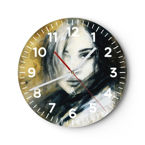 Nástěnné hodiny - více nevinná nebo smyslná? - 40x40 cm