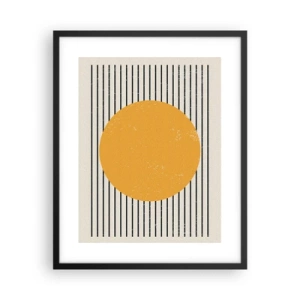 Plakát v černém rámu - Síla jednoduchosti - 40x50 cm