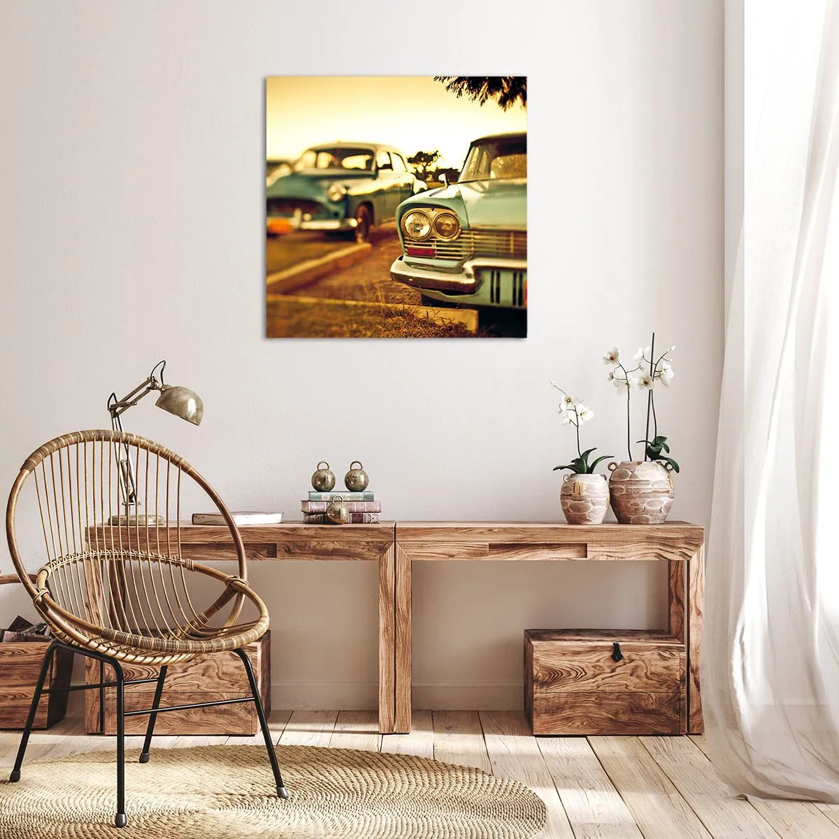 Obraz na plátně - Počkáme, uvidíme - 70x70 cm