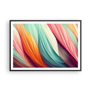 Plakát v černém rámu - Duhový uzel - 100x70 cm