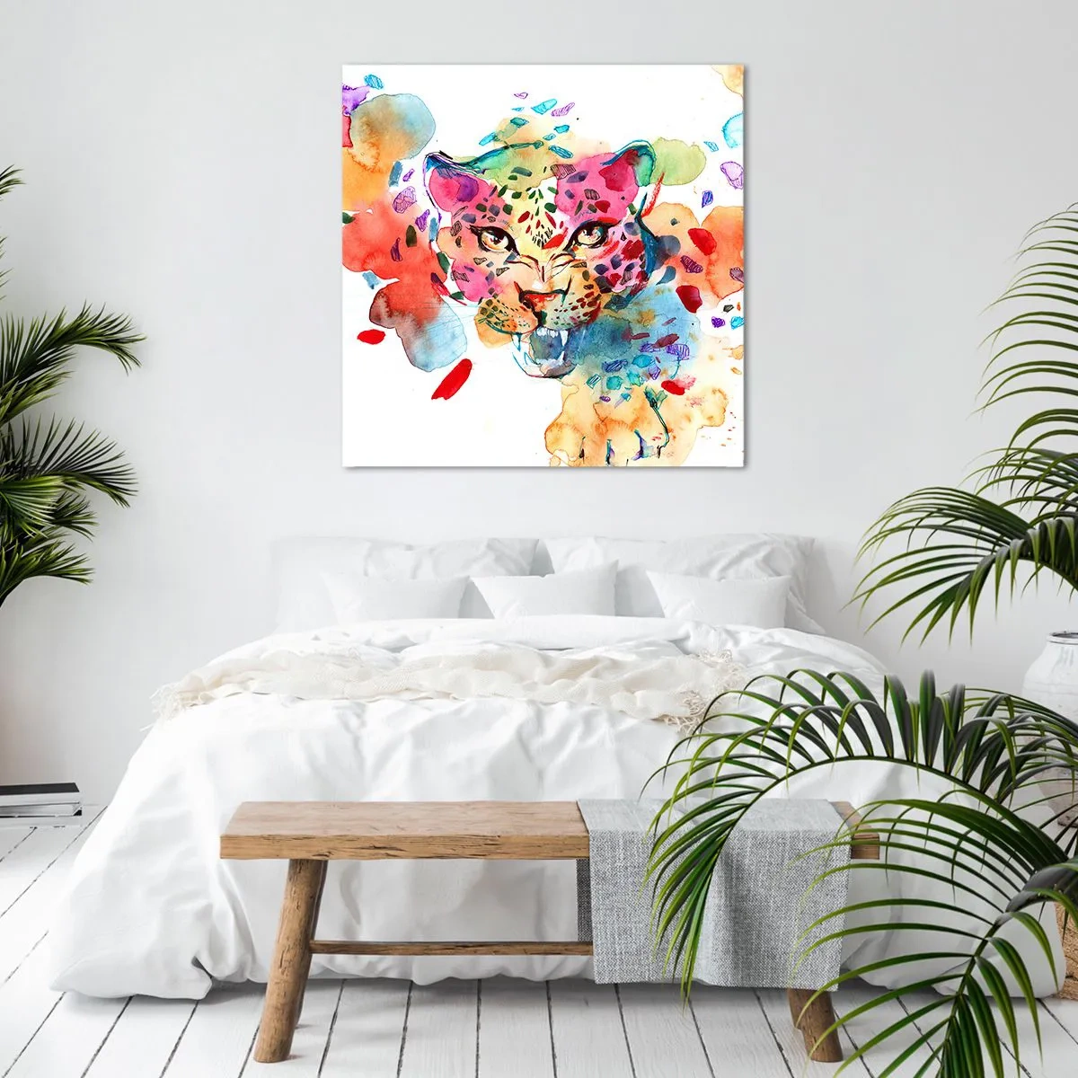 Obraz na plátně - Kráska a zvíře - 60x60 cm