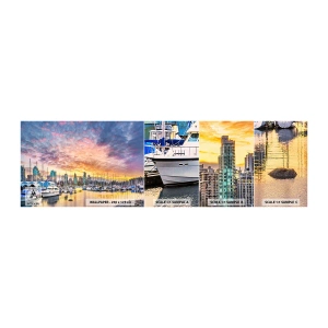 Fototapeta Vzorek Standard Eco - Město tisíce námořníků - Krajina, Město, Přístav - 100x30 cm