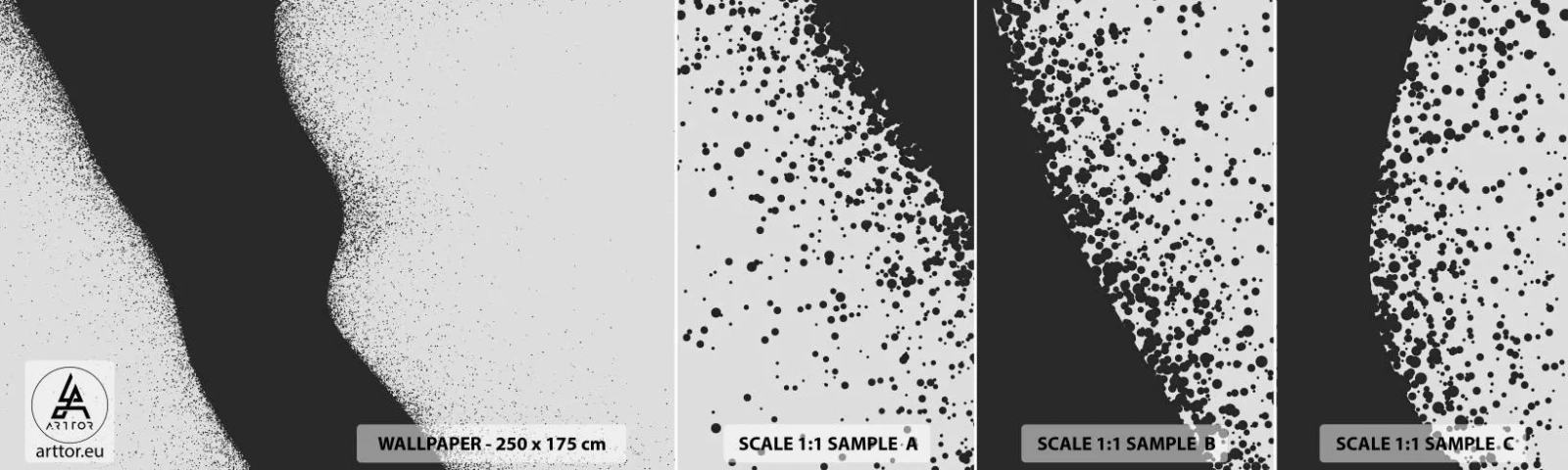 Fototapeta Vzorek Standard Eco - Plynulá rovnováha - Abstrakce, Kus, Minimalismus - 100x30 cm