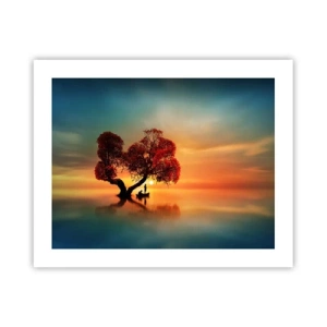 Plakát - Voda a ticho vesmíru - 50x40 cm