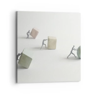 Obraz na plátně - Život samotný - 70x70 cm