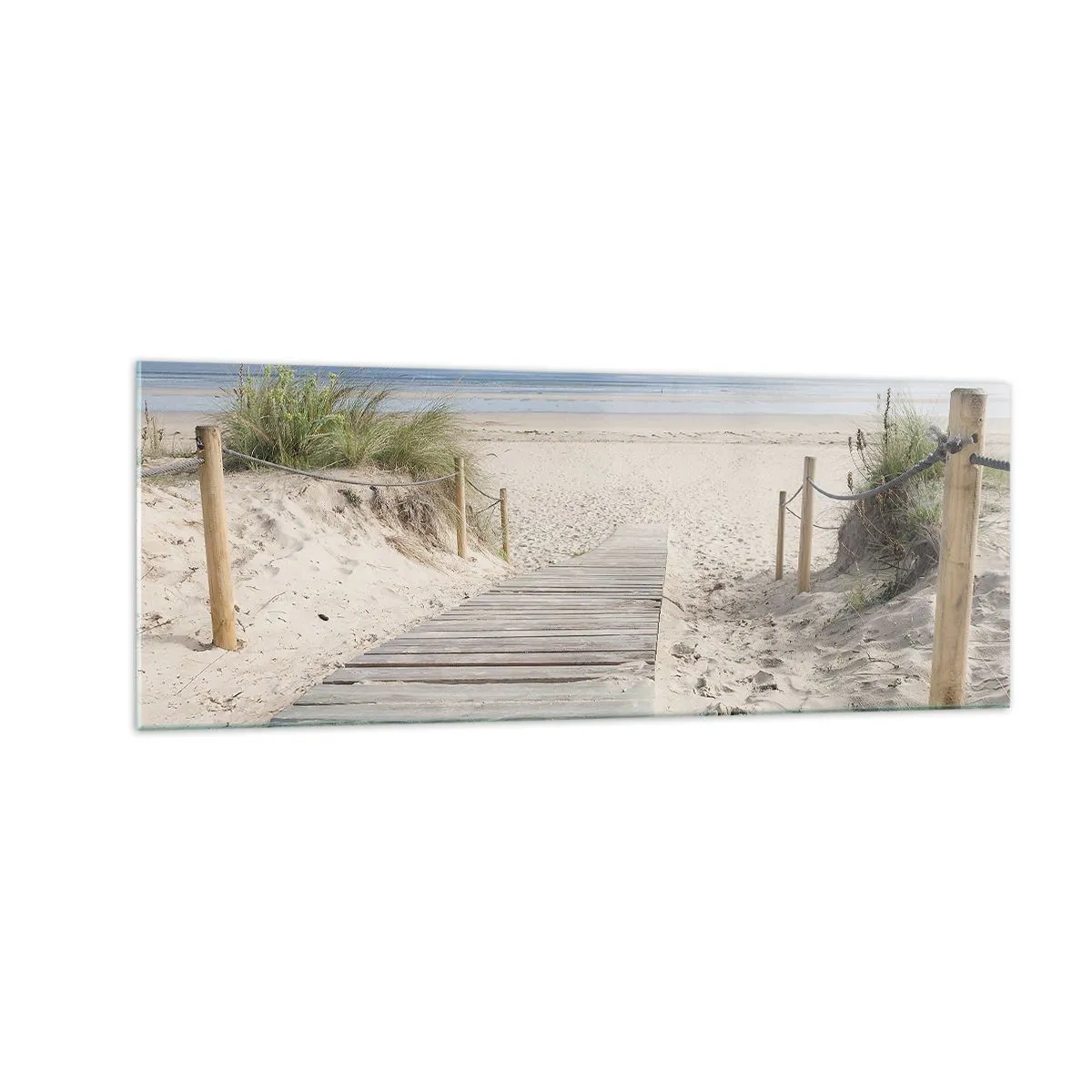 Obraz na skle - Až k horizontu - 140x50 cm