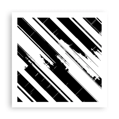 Plakát - Intenzivní a dynamická kompozice - 60x60 cm