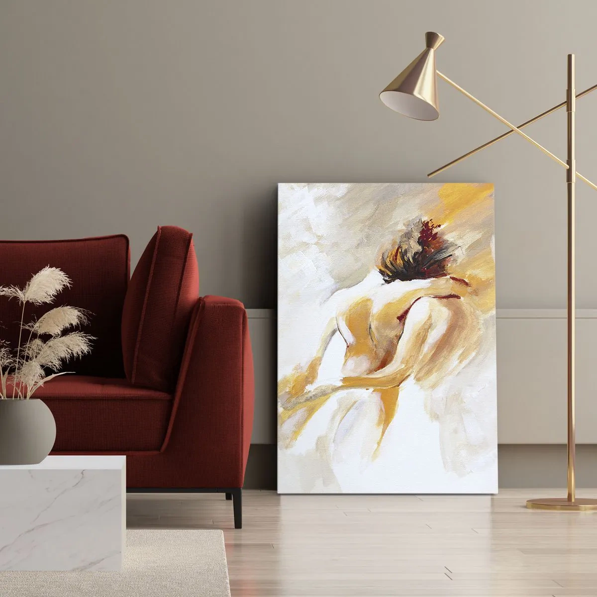 Obraz na plátně - Blízkost v nebi - 55x100 cm