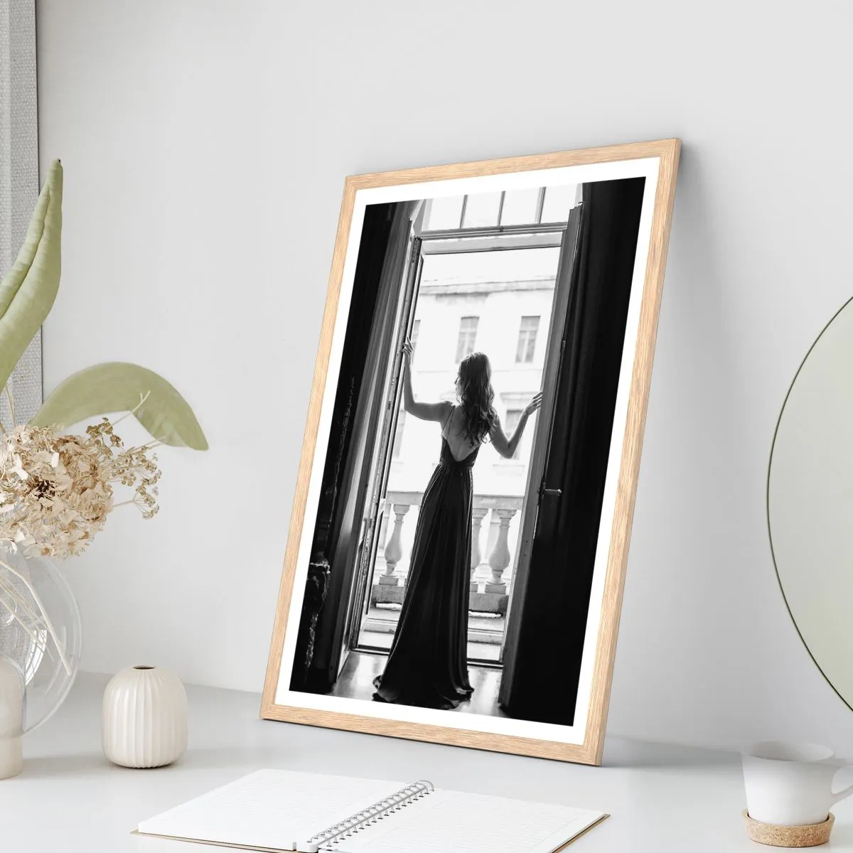 Plakát v rámu světlý dub - Ve velkém stylu - 61x91 cm