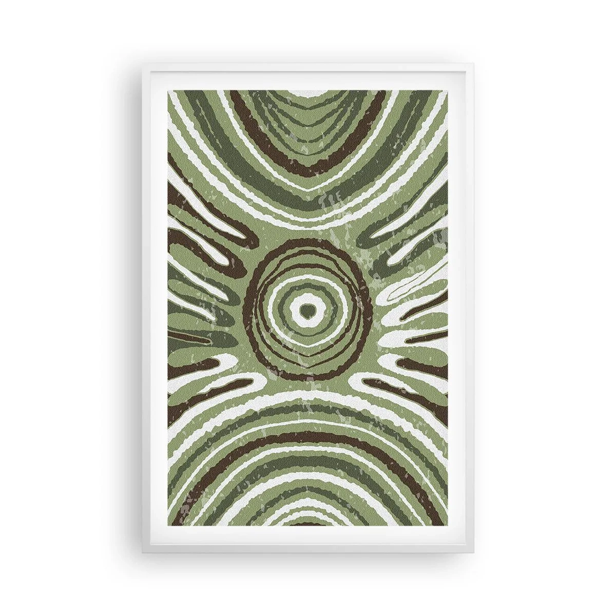 Plakát v bílém rámu - Exploze emocí - 61x91 cm