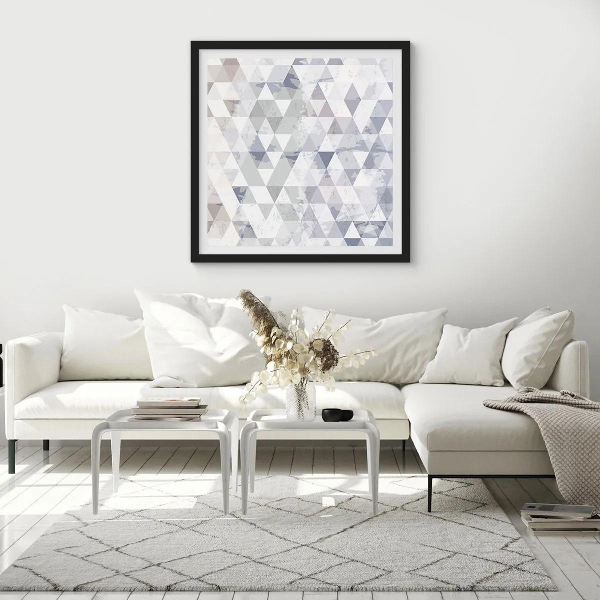 Plakát v černém rámu - V rytmu na tři - 50x50 cm