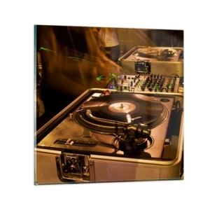 Obraz na skle - Cítíš tu sílu? - 30x30 cm