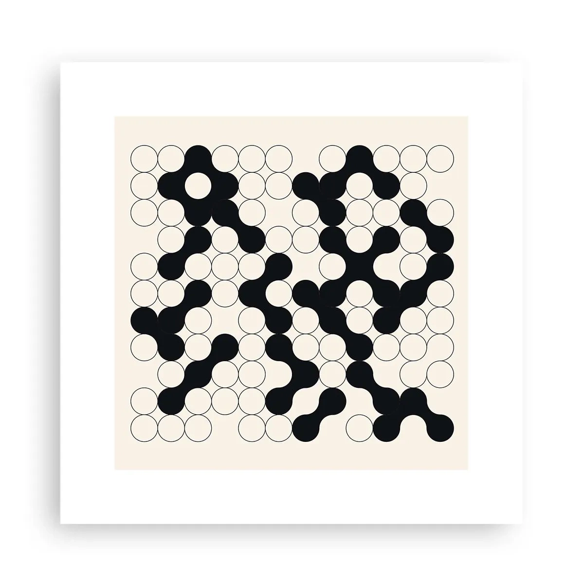 Plakát - Čínská hra – variace - 30x30 cm