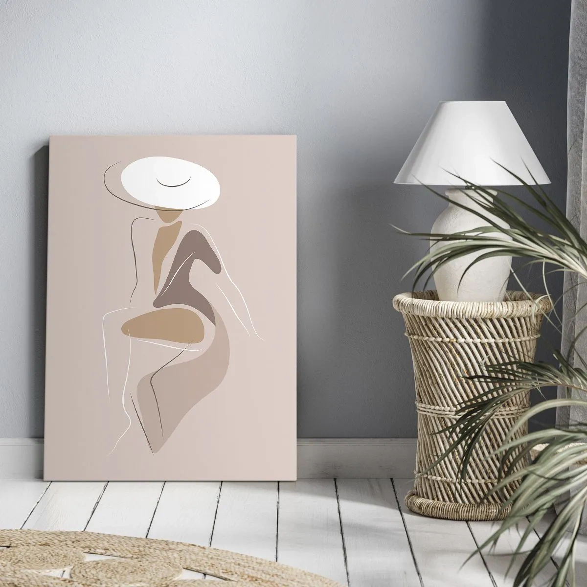 Obraz na plátně - Jak vypadá pravá dáma? - 55x100 cm