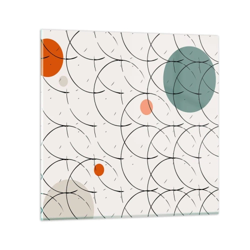 Obraz na skle - V duchu pop-artu - 70x70 cm