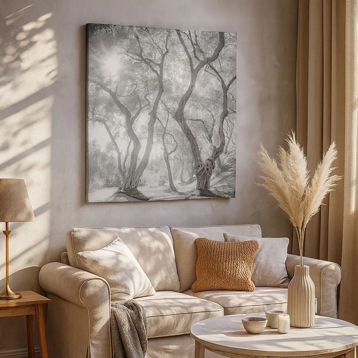 Obraz na plátně - V olivovém háji - 30x30 cm