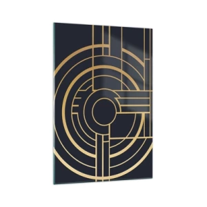 Obraz na skle - Obraty události - 70x100 cm