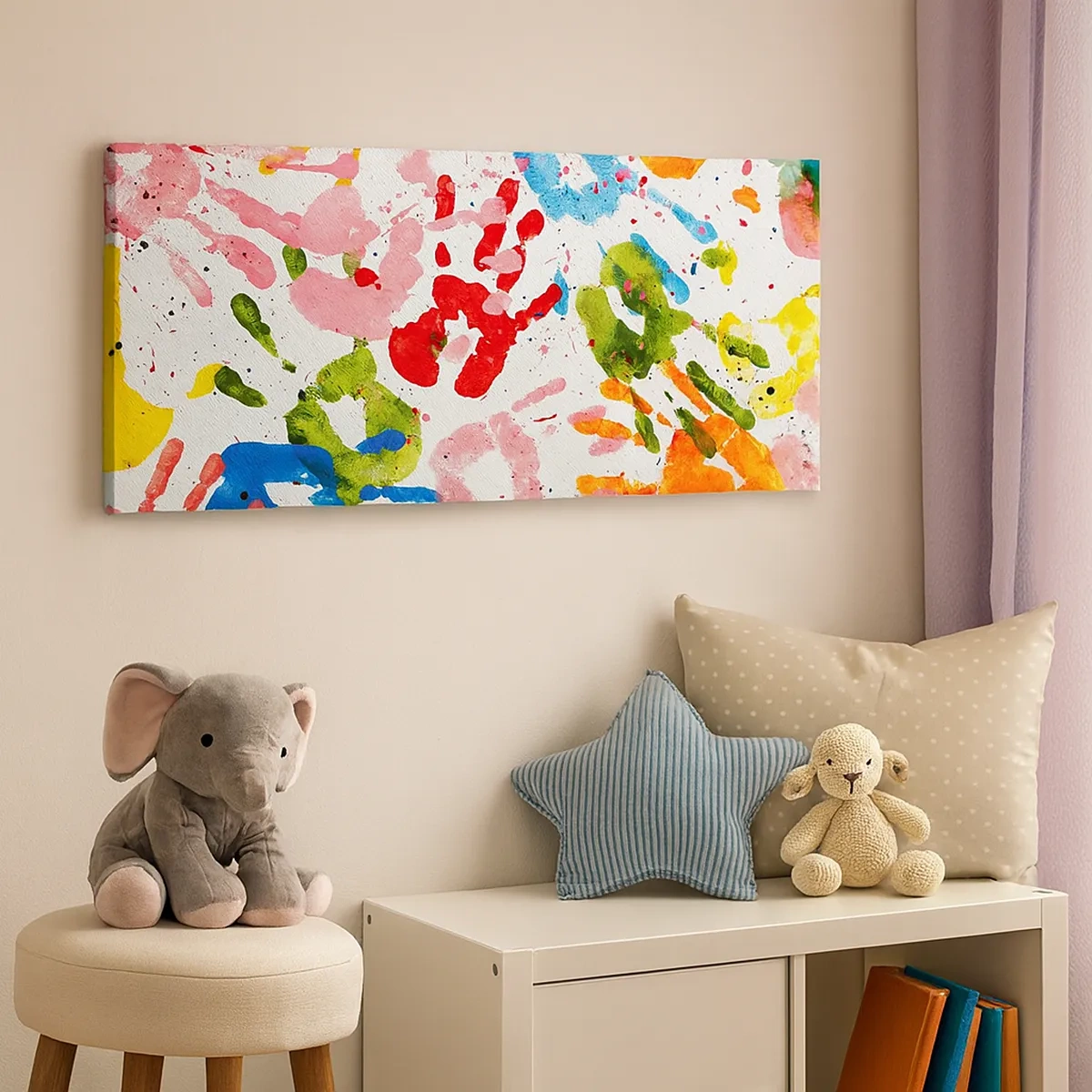 Obraz na plátně - Jdi ve stopách - 30x30 cm