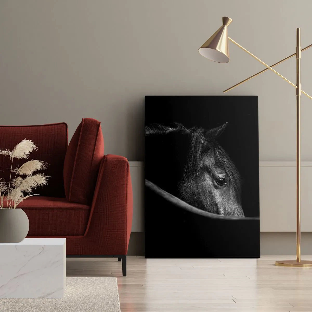 Obraz na plátně - Černý kníže - 50x70 cm