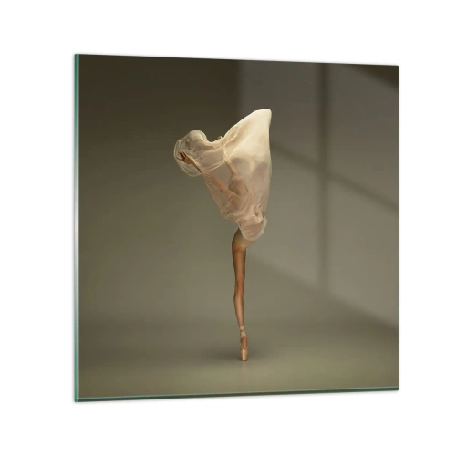 Obraz na skle - Hned poletí - 30x30 cm