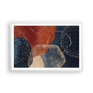 Plakát v bílém rámu - Lehkost bytí - 91x61 cm