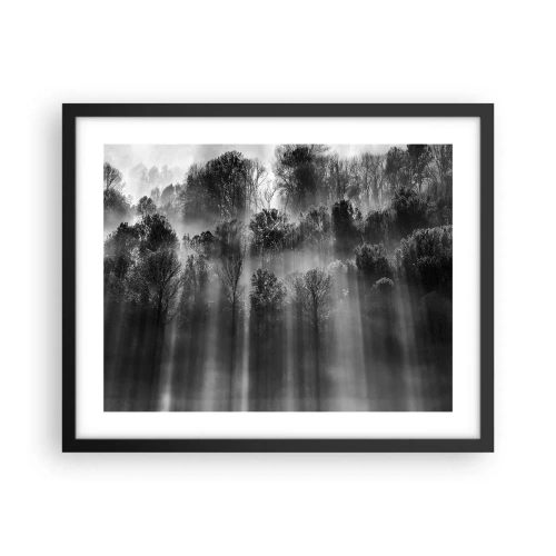Plakát v černém rámu - V paprscích světla - 50x40 cm
