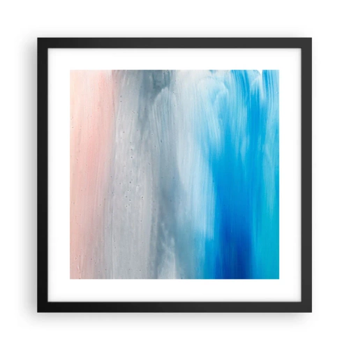 Plakát v černém rámu - Živly: vzduch - 40x40 cm